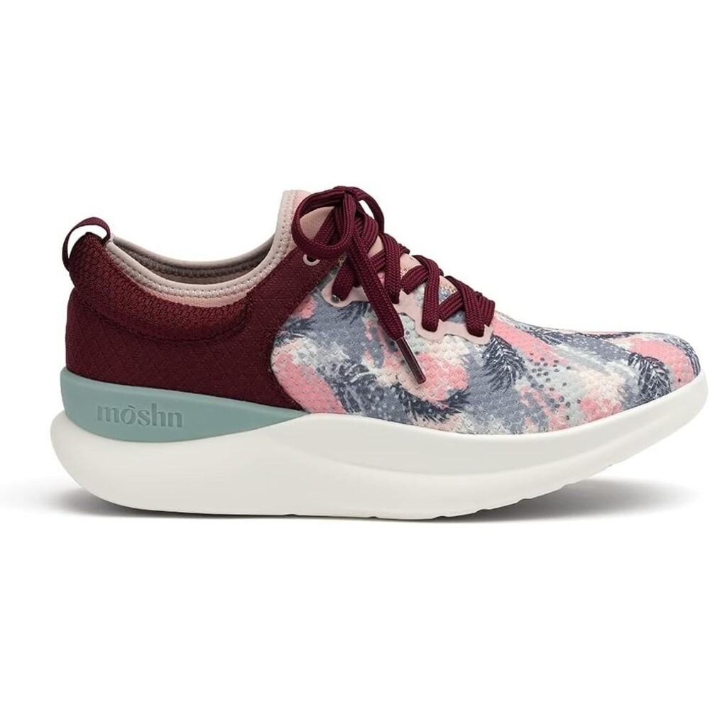 Moshn Women's Rhythm Sneakers - Pale Mauve Brush - Size 7 Wide  - NEW - Picture 2 of 6